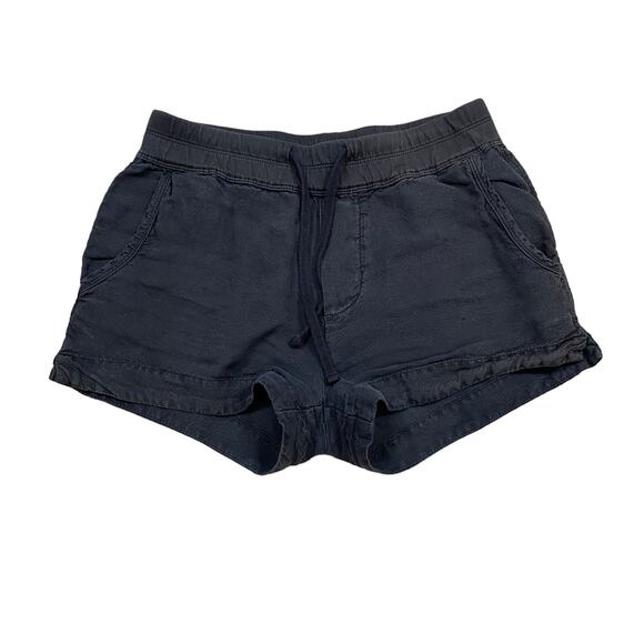 Standard James Perse Linen Blend Drawstring Shorts Women's 0/XS - Picture 1 of 7